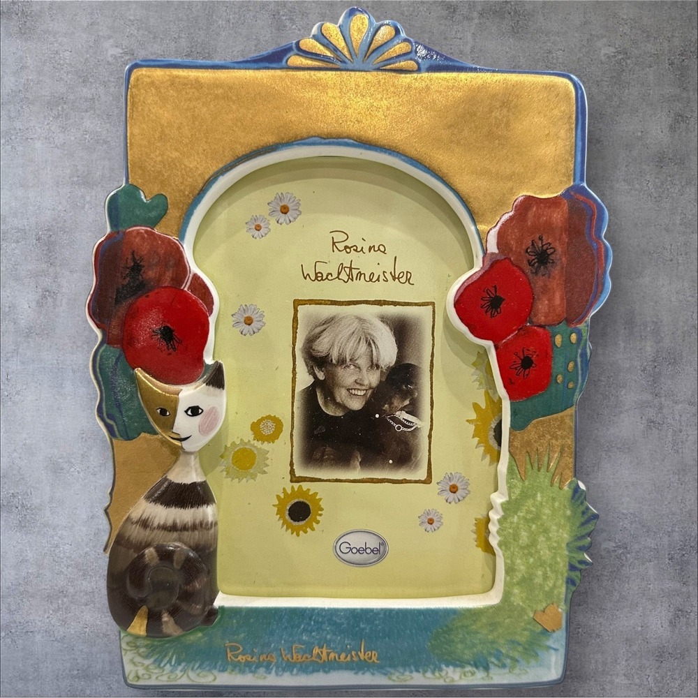 Goebel NERO CAT PHOTO FRAME‎ for 3.5"x5" Photos Rosina Wachtmeister READ